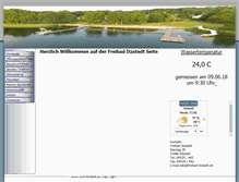 Tablet Screenshot of freibad-itzstedt.de